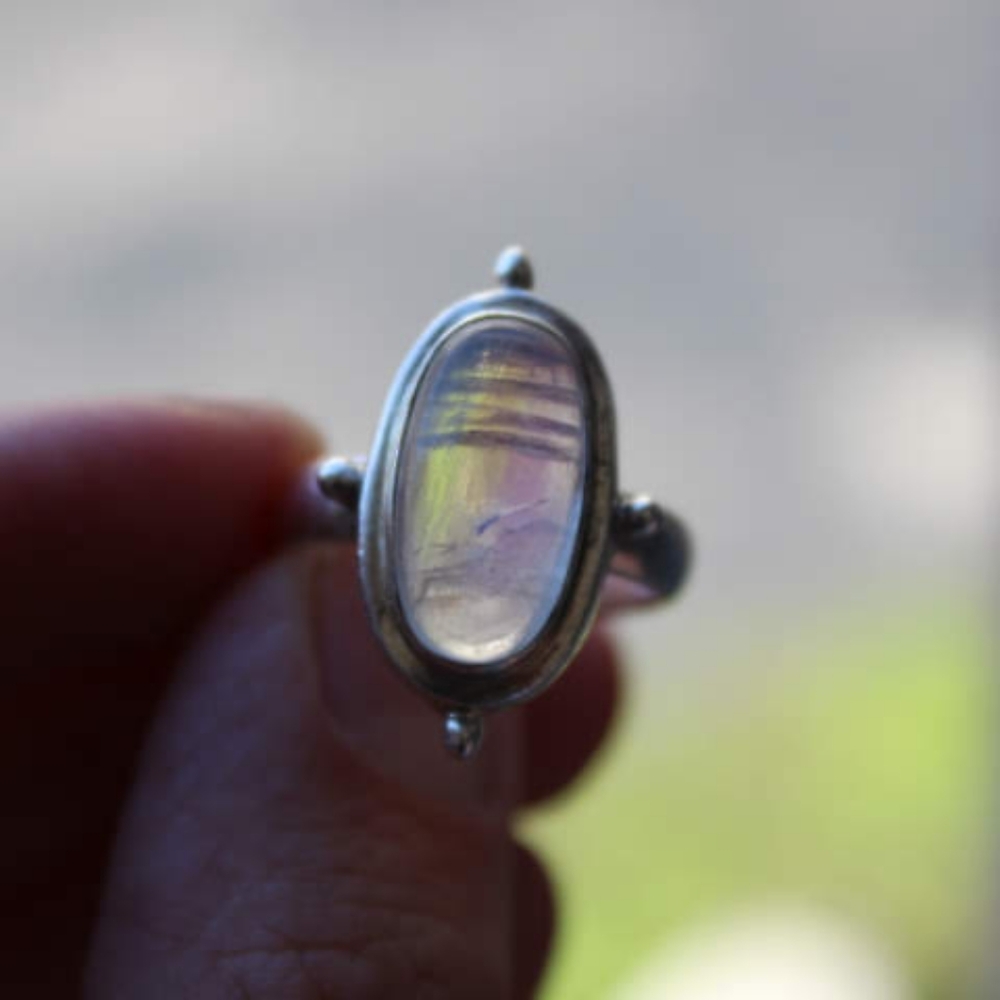 Incredible AAA 7ctw Rainbow Moonstone + Appraisal